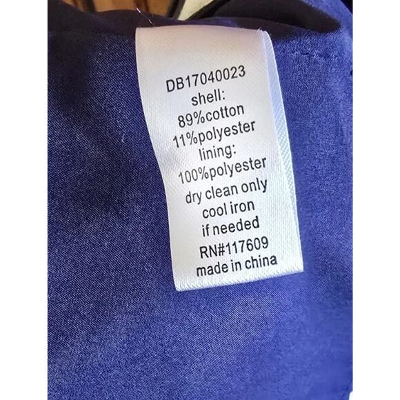 De Collection Blue & White Strip Pencil Skirt W/Grommets - Picture 8 of 8